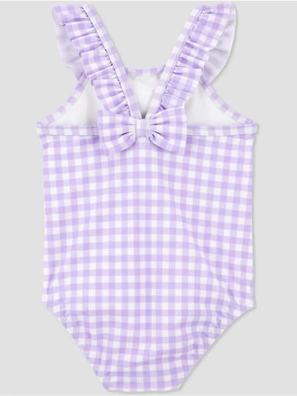 Lilac Gingham Ruffle carters just one you One-Piece Swimsuit 3t 5t